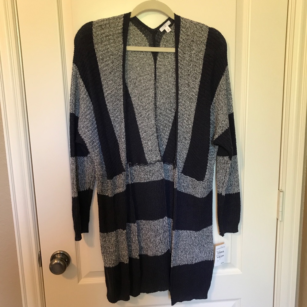 Stripped Cardigan
